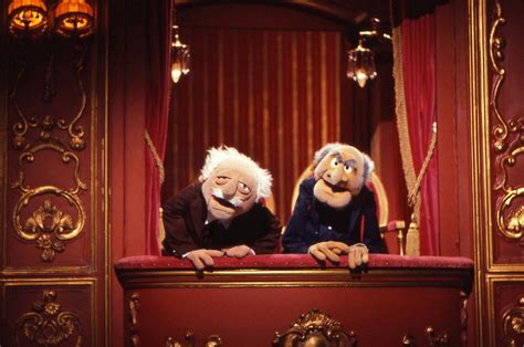 Today, Disney Plus premiers a new series with a very old lineage - "Muppets Now," a six-episode comedy show from The Muppets Studio. . Theater section for statler and waldorf on the muppet show